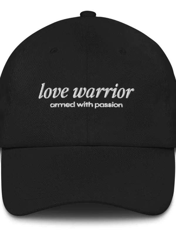 Love Warrior (white text) - Hat - Image 2