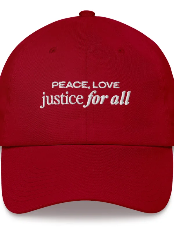 Justice for All (white text) - Hat - Image 4