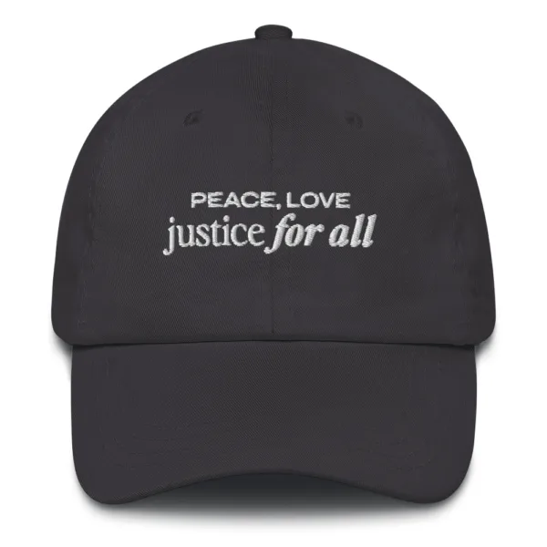 Justice for All (white text) - Hat