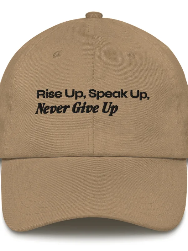 Never Gift Up (black text) - Hat - Image 2