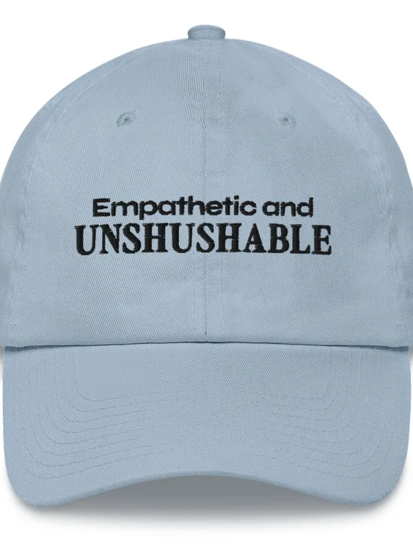 Unshushable (black text) - Hat - Image 4