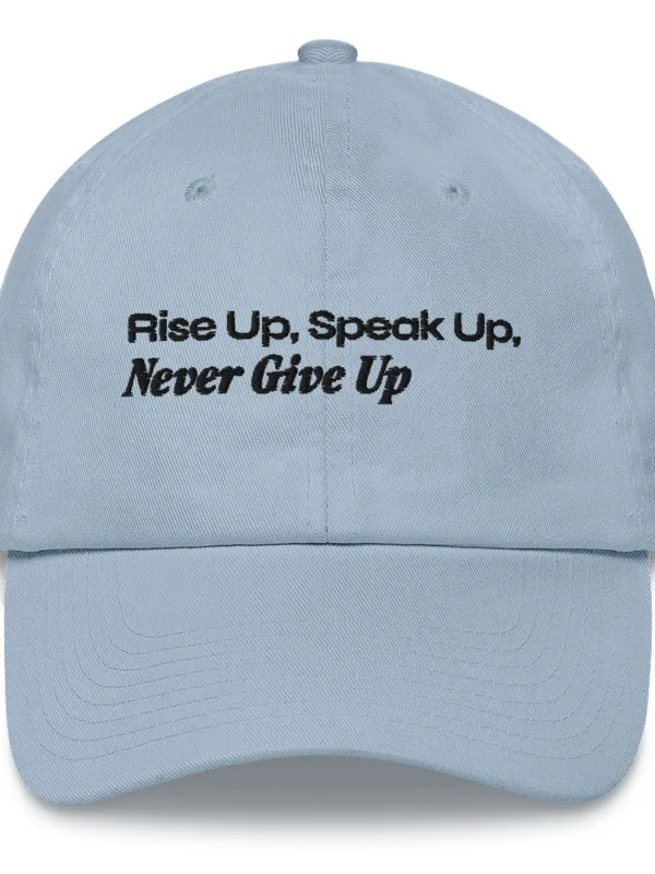 Never Gift Up (black text) - Hat - Image 5