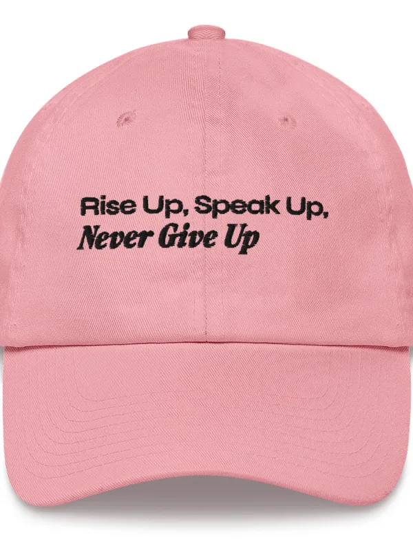 Never Gift Up (black text) - Hat - Image 4