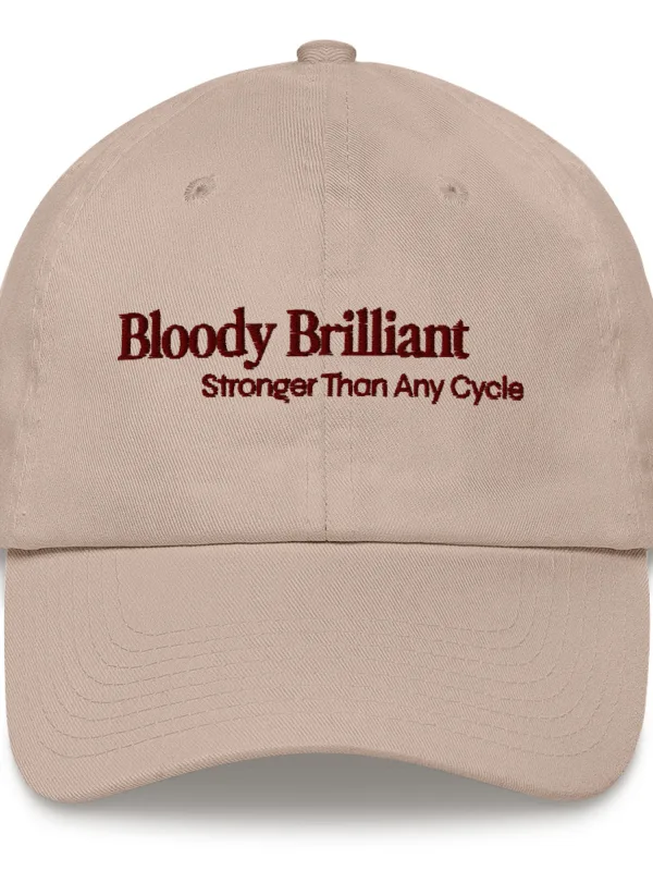 Bloody Brilliant (red text) - Hat - Image 6