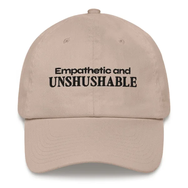 Unshushable (black text) - Hat