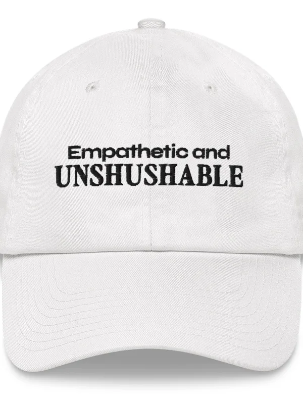 Unshushable (black text) - Hat - Image 5