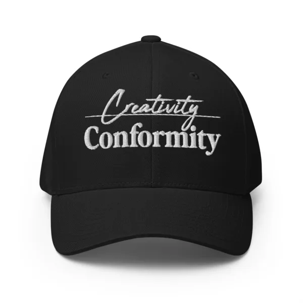 Creativity / Conformity (white text) - Structured Twill Cap