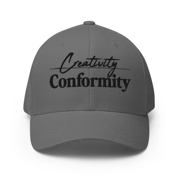 Creativity / Conformity (black text) - Structured Twill Cap