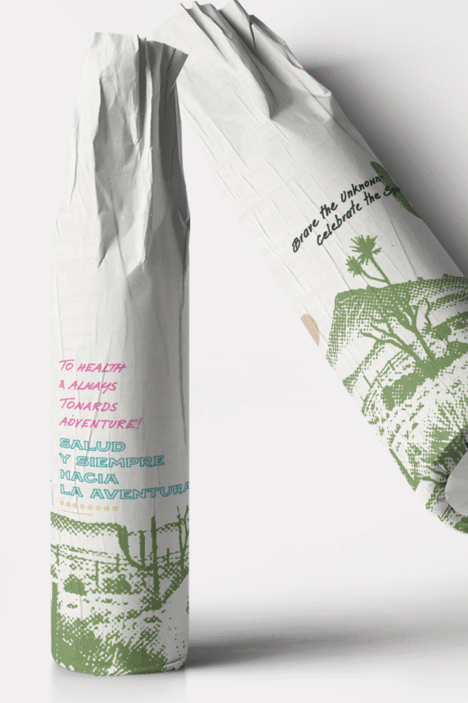 Bottle design for for local high end tequila distributor